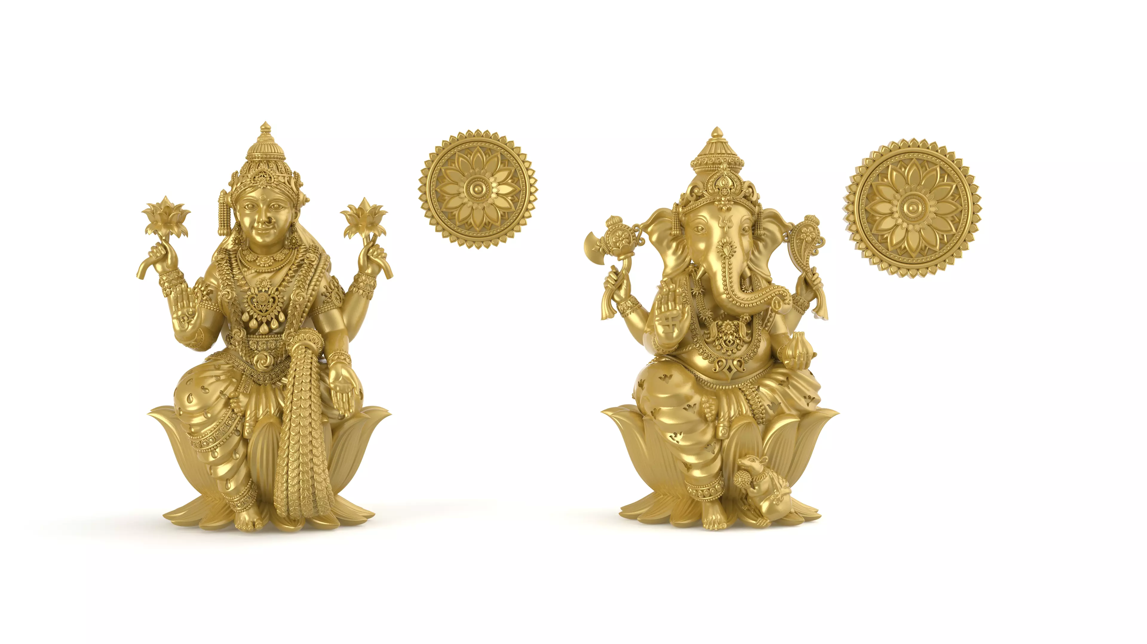 Lakshmi Ganesh set4 Artwork-23 3D print model_0