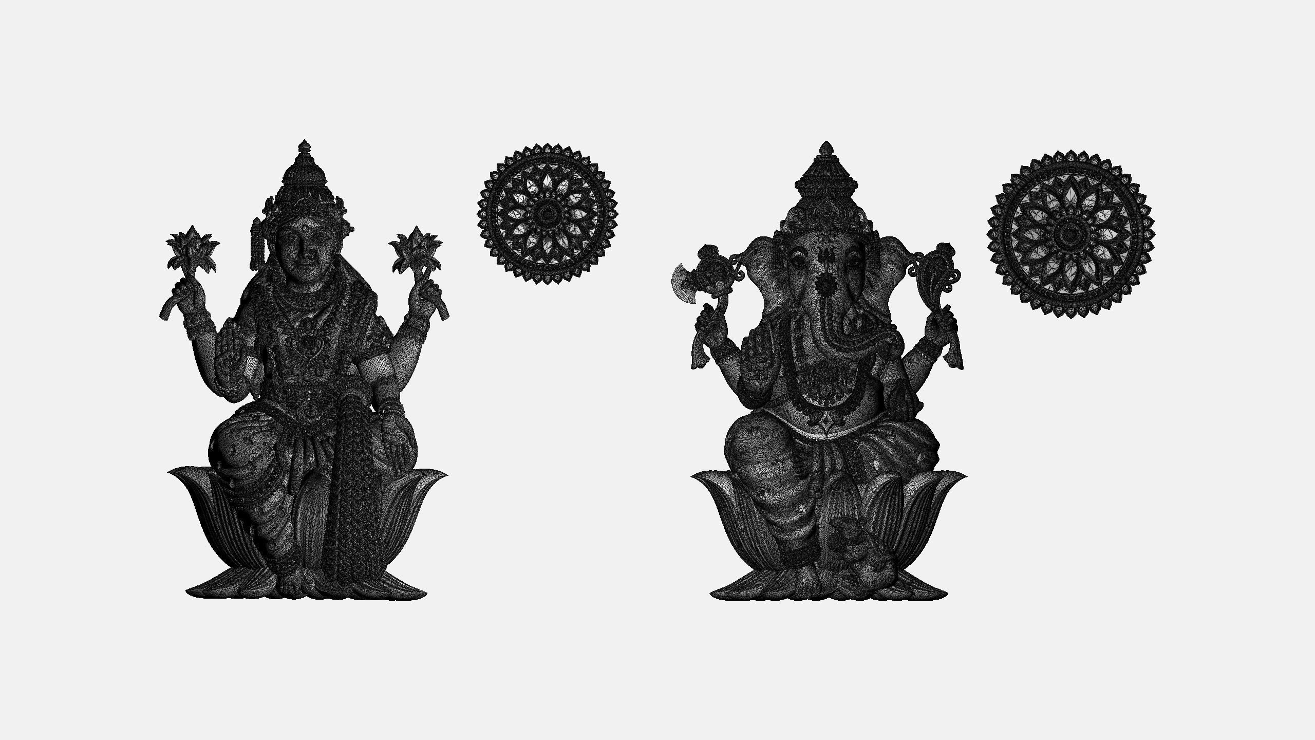 Lakshmi Ganesh set4 Artwork-23 3D print model_5