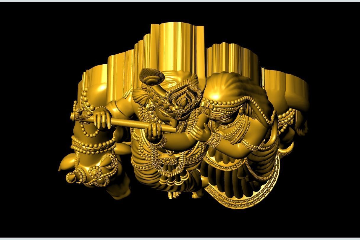 Radhakrishna Artwork-24 3D print model_3