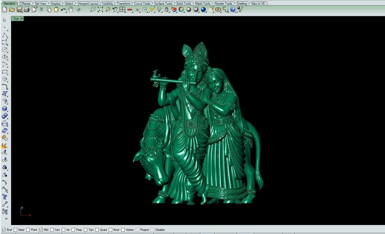 Radhakrishna Artwork-24 3D print model_11