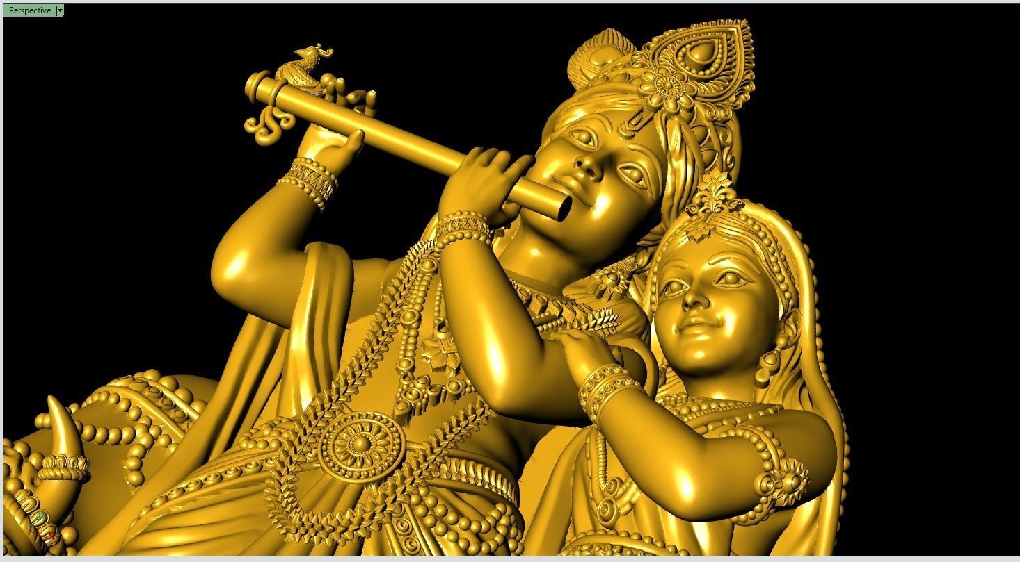 Radhakrishna Artwork-24 3D print model_13