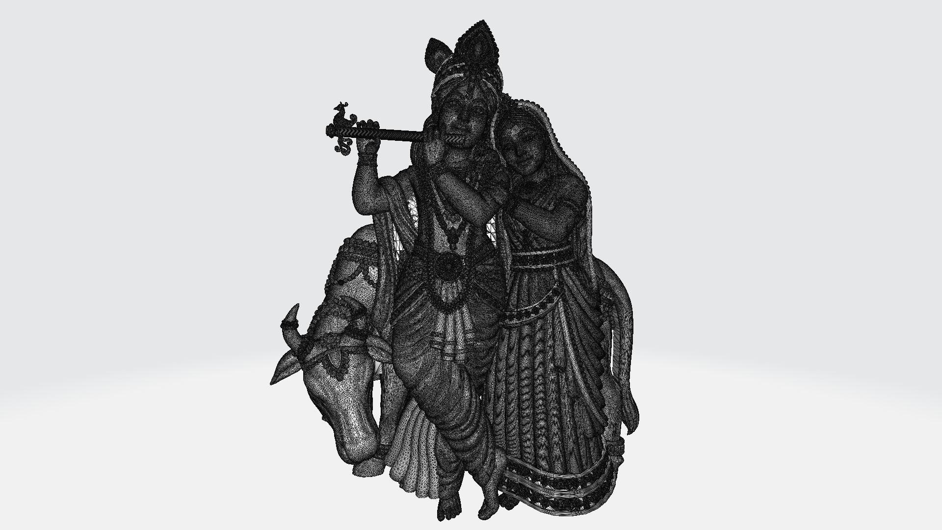 Radhakrishna Artwork-24 3D print model_6