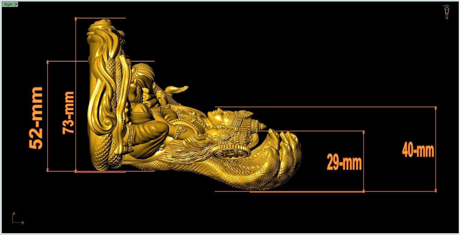 Lakshmi Narayan Artwork-25 3D print model_13