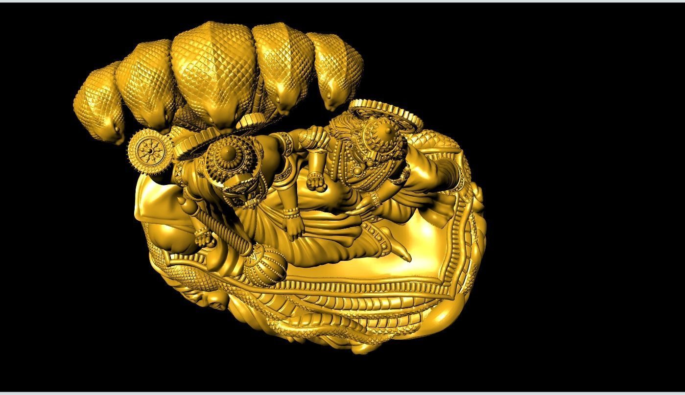 Lakshmi Narayan Artwork-25 3D print model_2