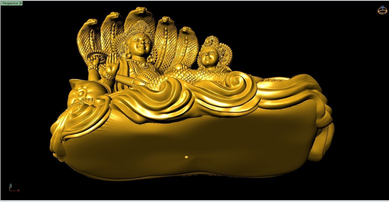 Lakshmi Narayan Artwork-25 3D print model_17