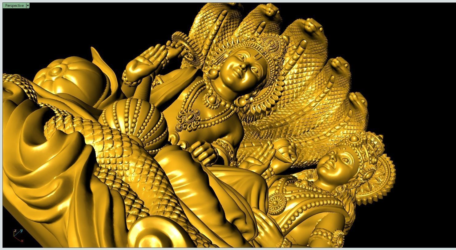 Lakshmi Narayan Artwork-25 3D print model_4