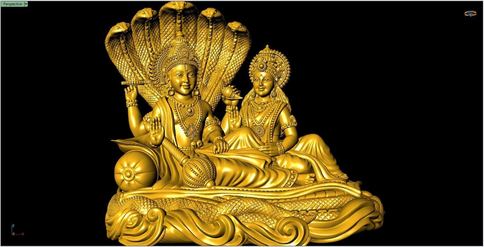 Lakshmi Narayan Artwork-25 3D print model_14