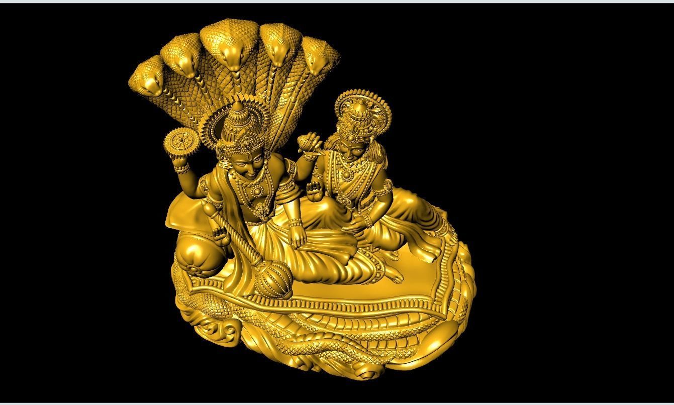 Lakshmi Narayan Artwork-25 3D print model_1