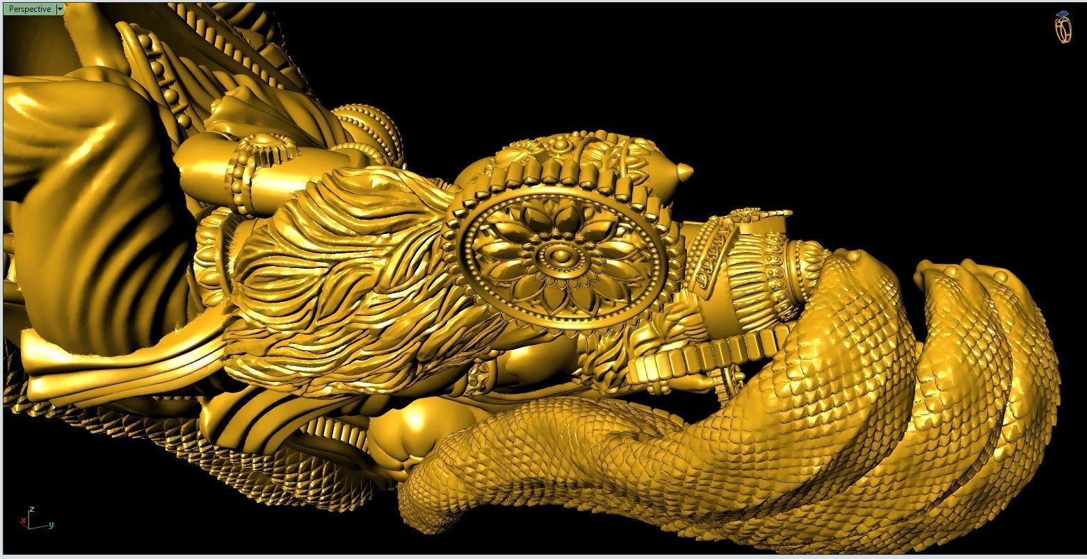 Lakshmi Narayan Artwork-25 3D print model_5