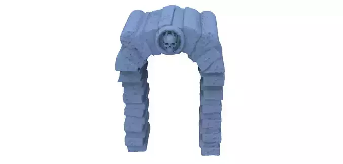He man Jungle scull archway 3D model