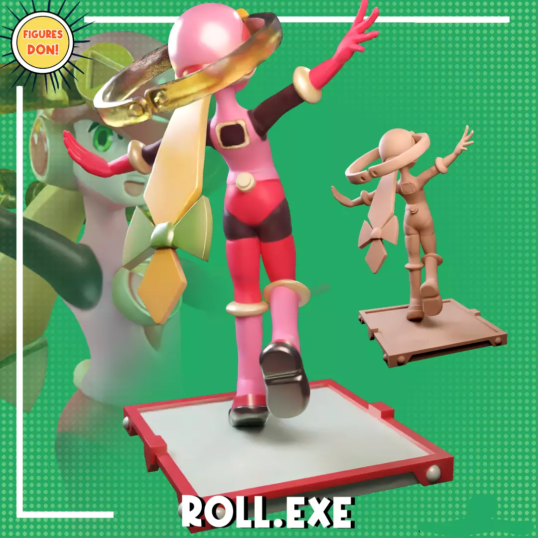 Roll exe - Mega Man Battle Network 3D print model_8