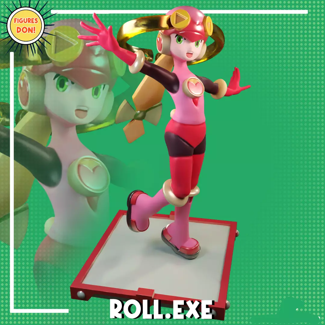 Roll exe - Mega Man Battle Network 3D print model_0