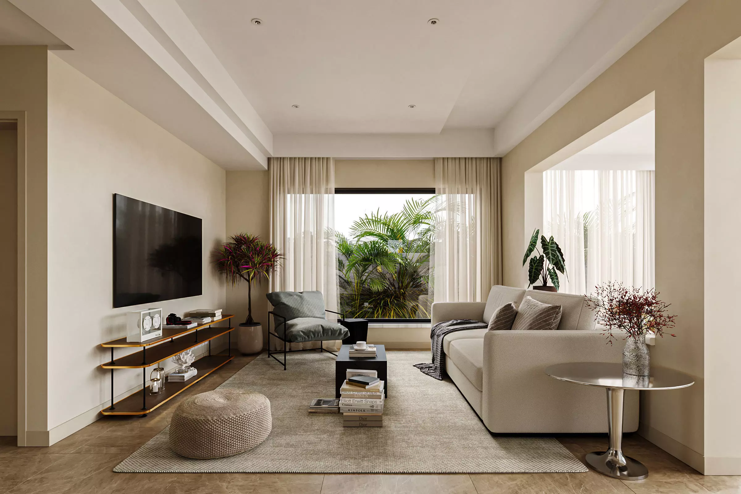 3D model of modern villa 3D model_0