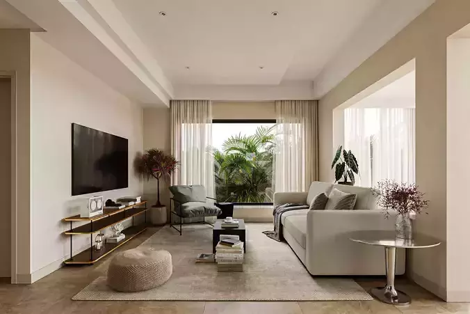 3D model of modern villa