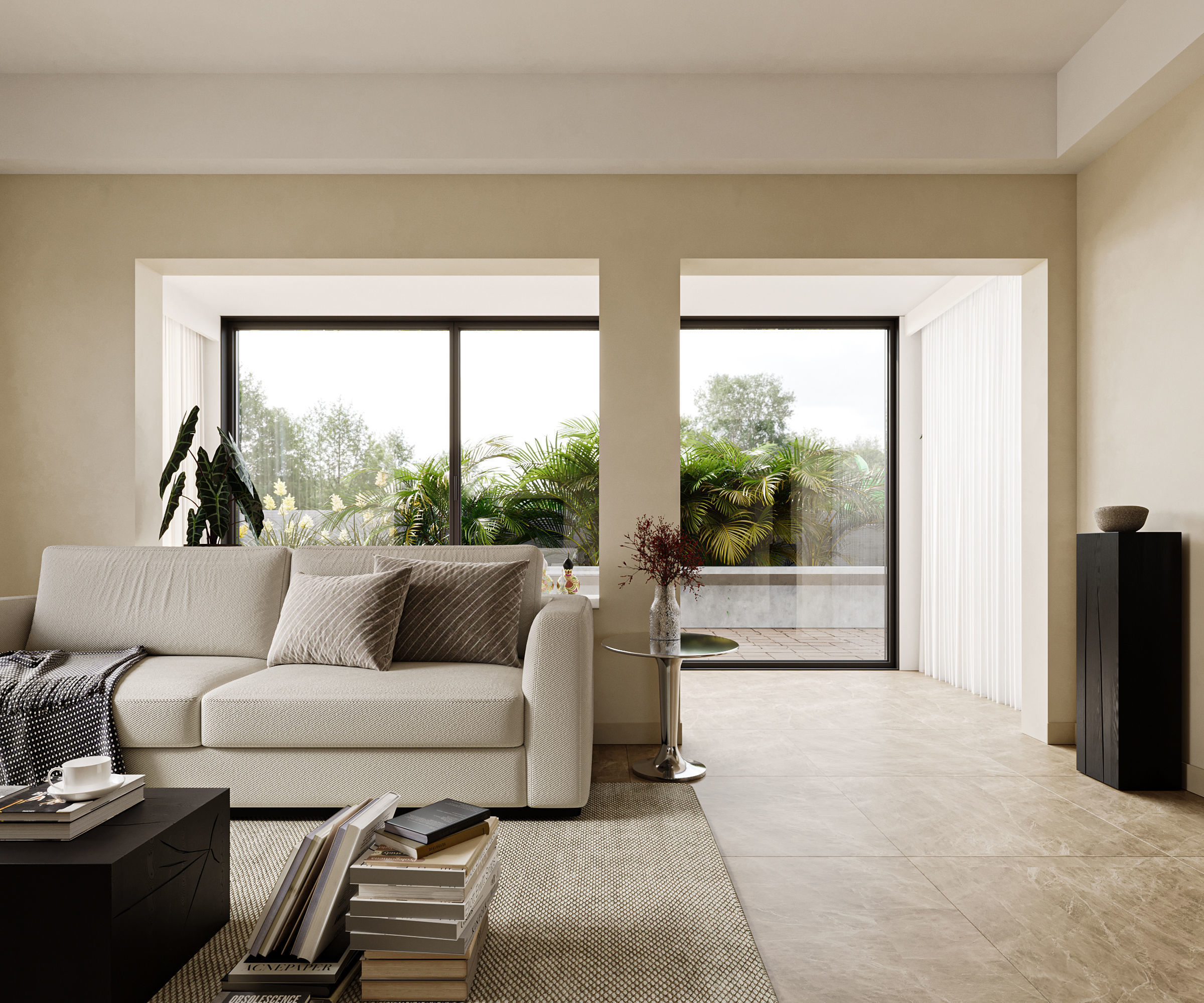 3D model of modern villa 3D model_2