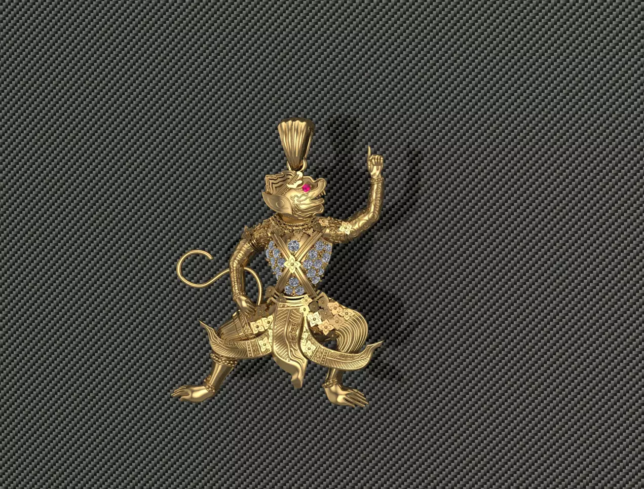 Hanuman 3D print model_0