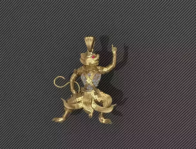 Hanuman 3D print model