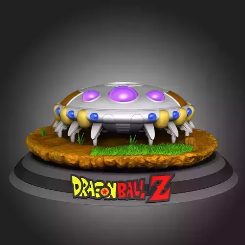 Freeza spaceship - Dragon Ball Z 3D print model