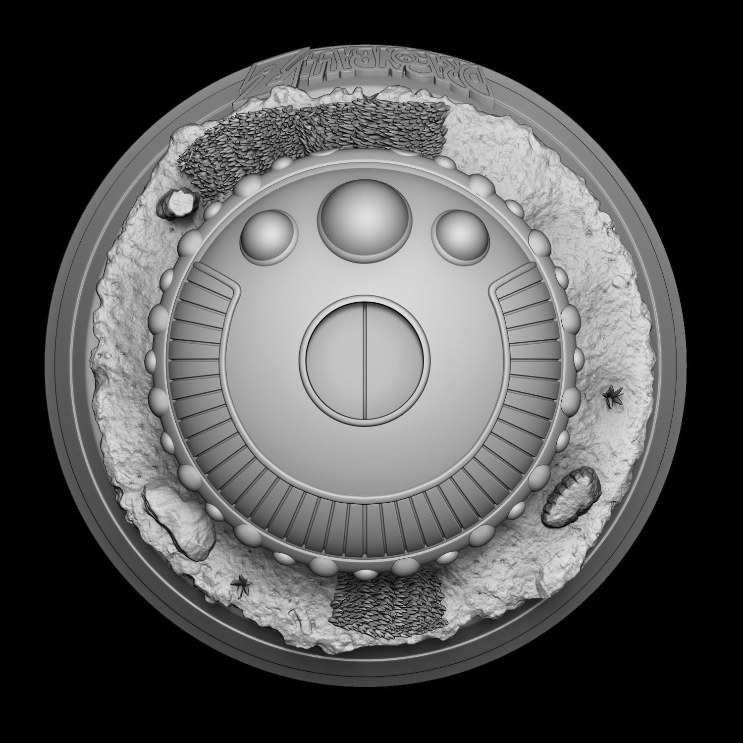 Freeza spaceship - Dragon Ball Z 3D print model_9