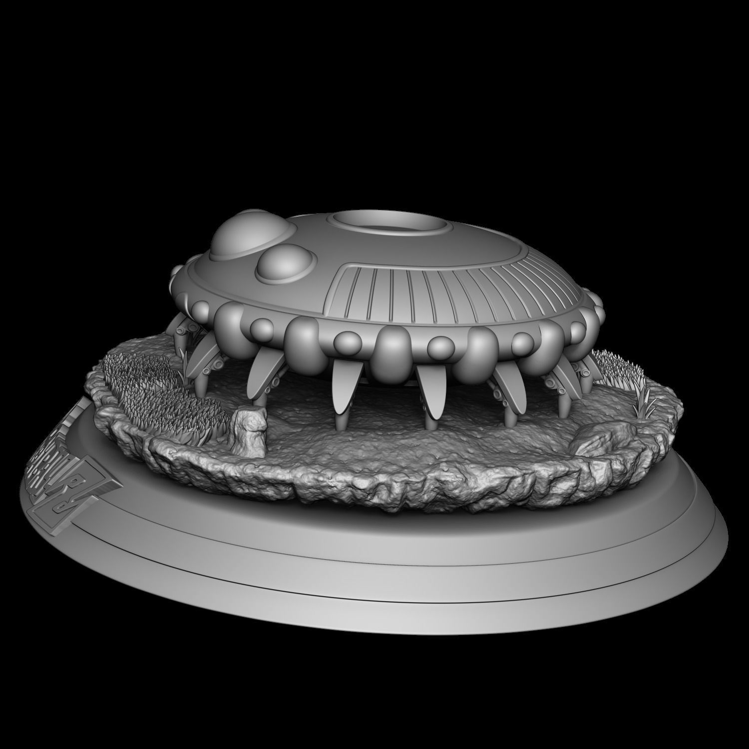 Freeza spaceship - Dragon Ball Z 3D print model_5