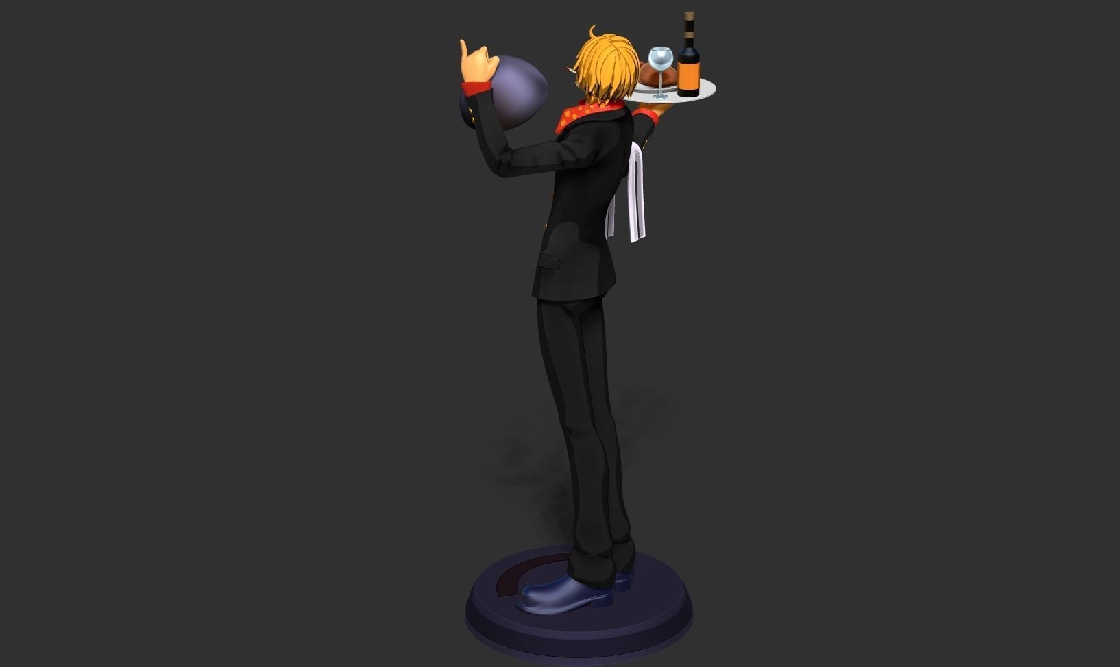 Sanji - One Piece Fanart 3D print model_17