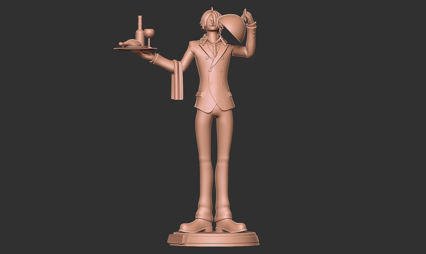 Sanji - One Piece Fanart 3D print model_14