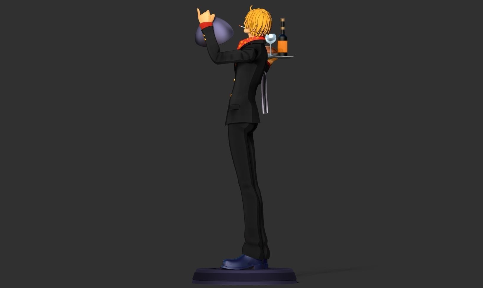 Sanji - One Piece Fanart 3D print model_13