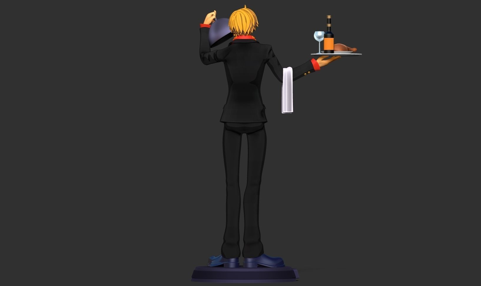 Sanji - One Piece Fanart 3D print model_7