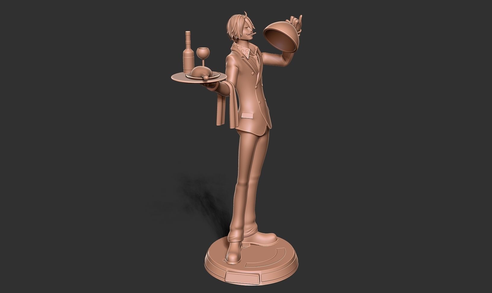 Sanji - One Piece Fanart 3D print model_16