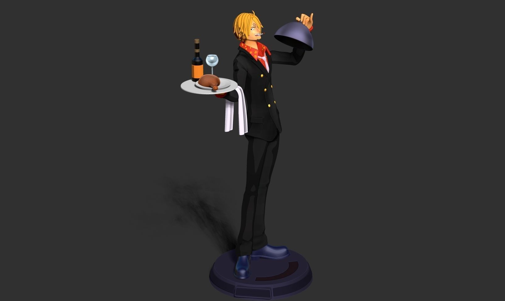 Sanji - One Piece Fanart 3D print model_15