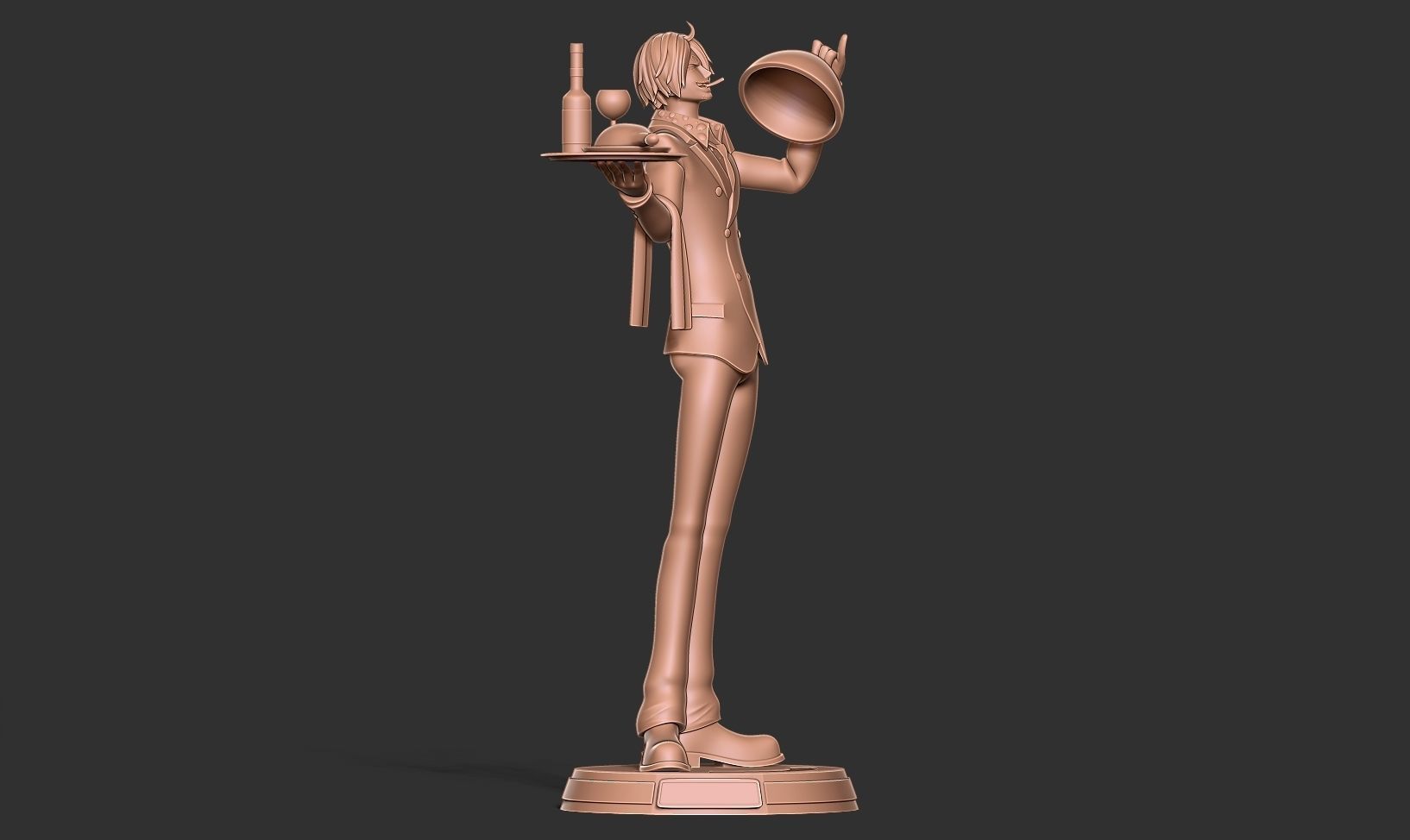 Sanji - One Piece Fanart 3D print model_10