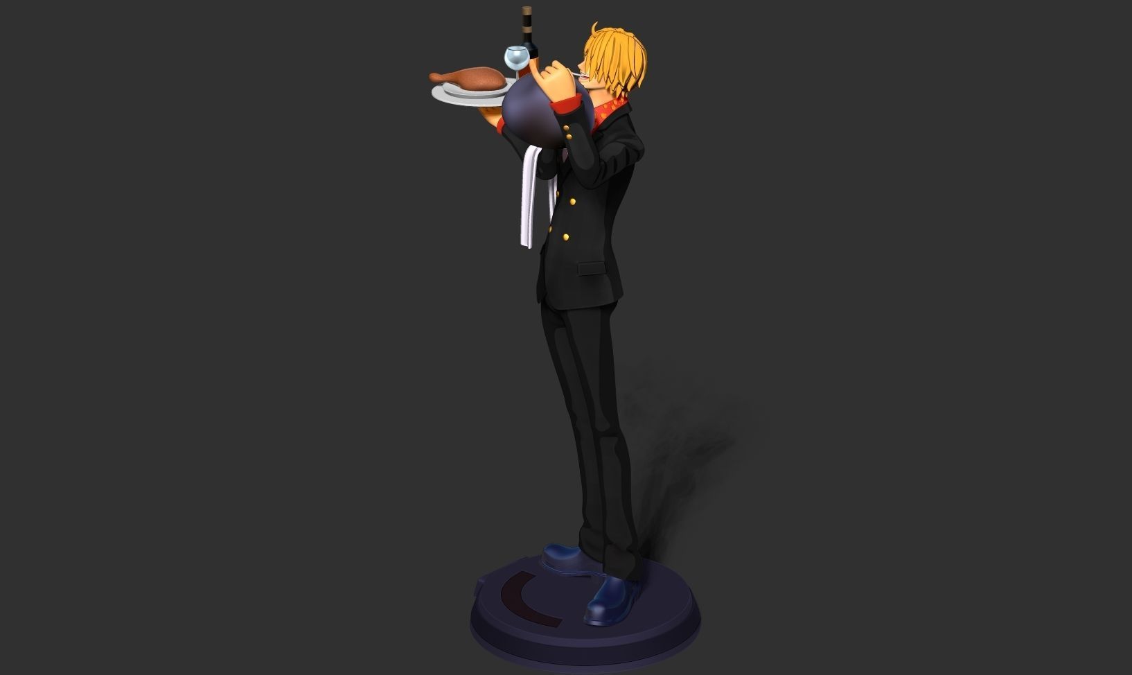 Sanji - One Piece Fanart 3D print model_19