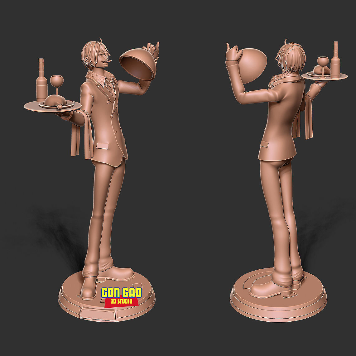 Sanji - One Piece Fanart 3D print model_5