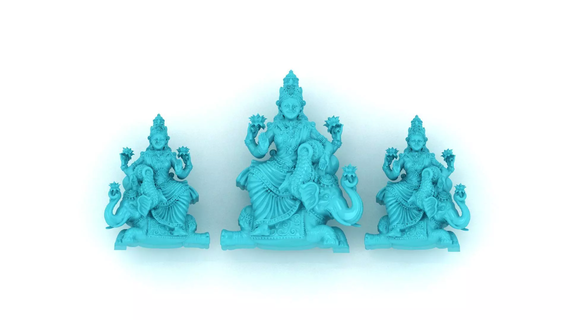 Laxmi JI Elephant 3D print model_0