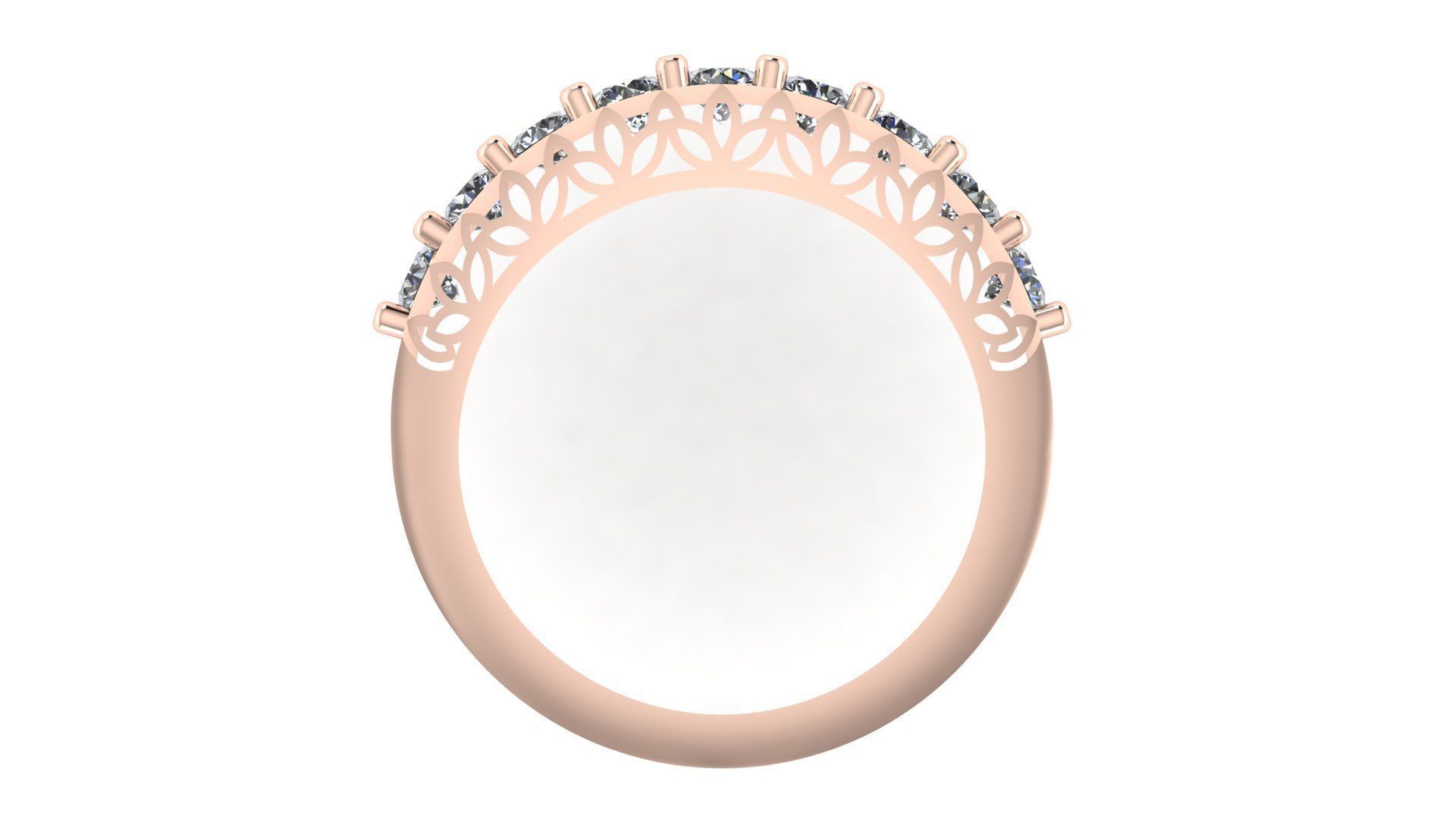 Designer Diamond Band 3D print model_8