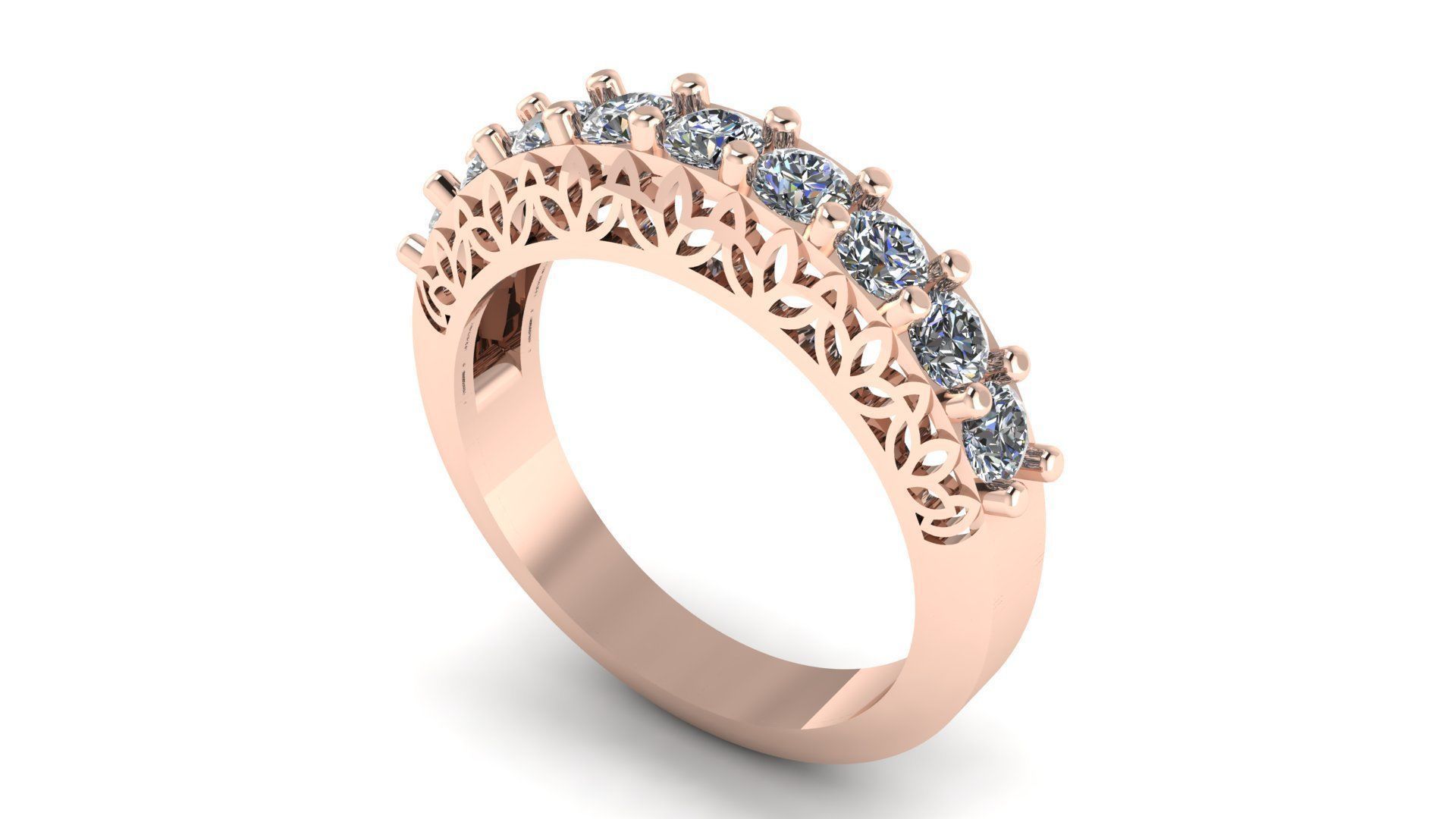 Designer Diamond Band 3D print model_17