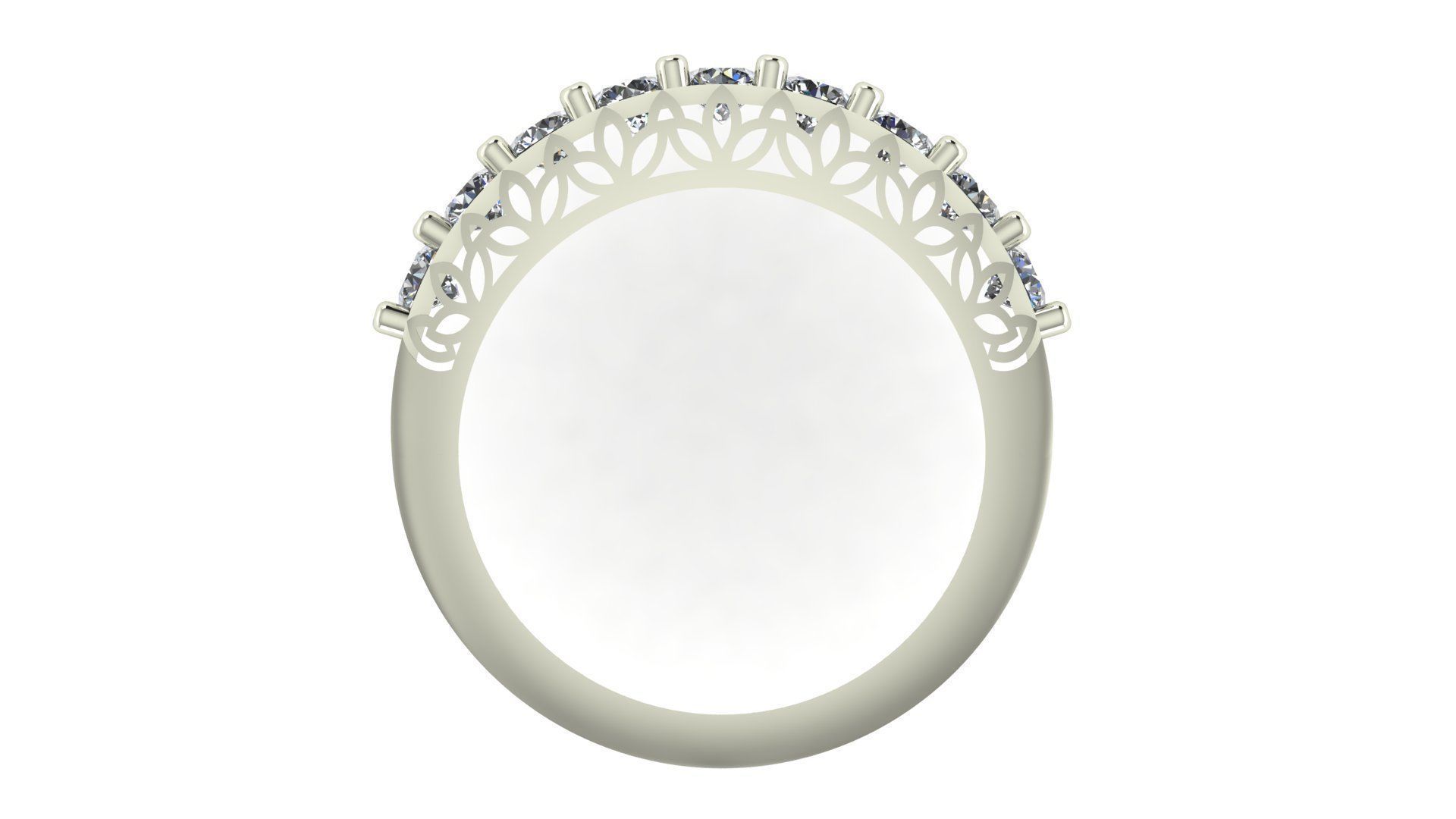 Designer Diamond Band 3D print model_7