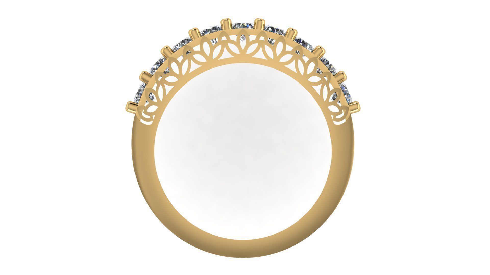 Designer Diamond Band 3D print model_6