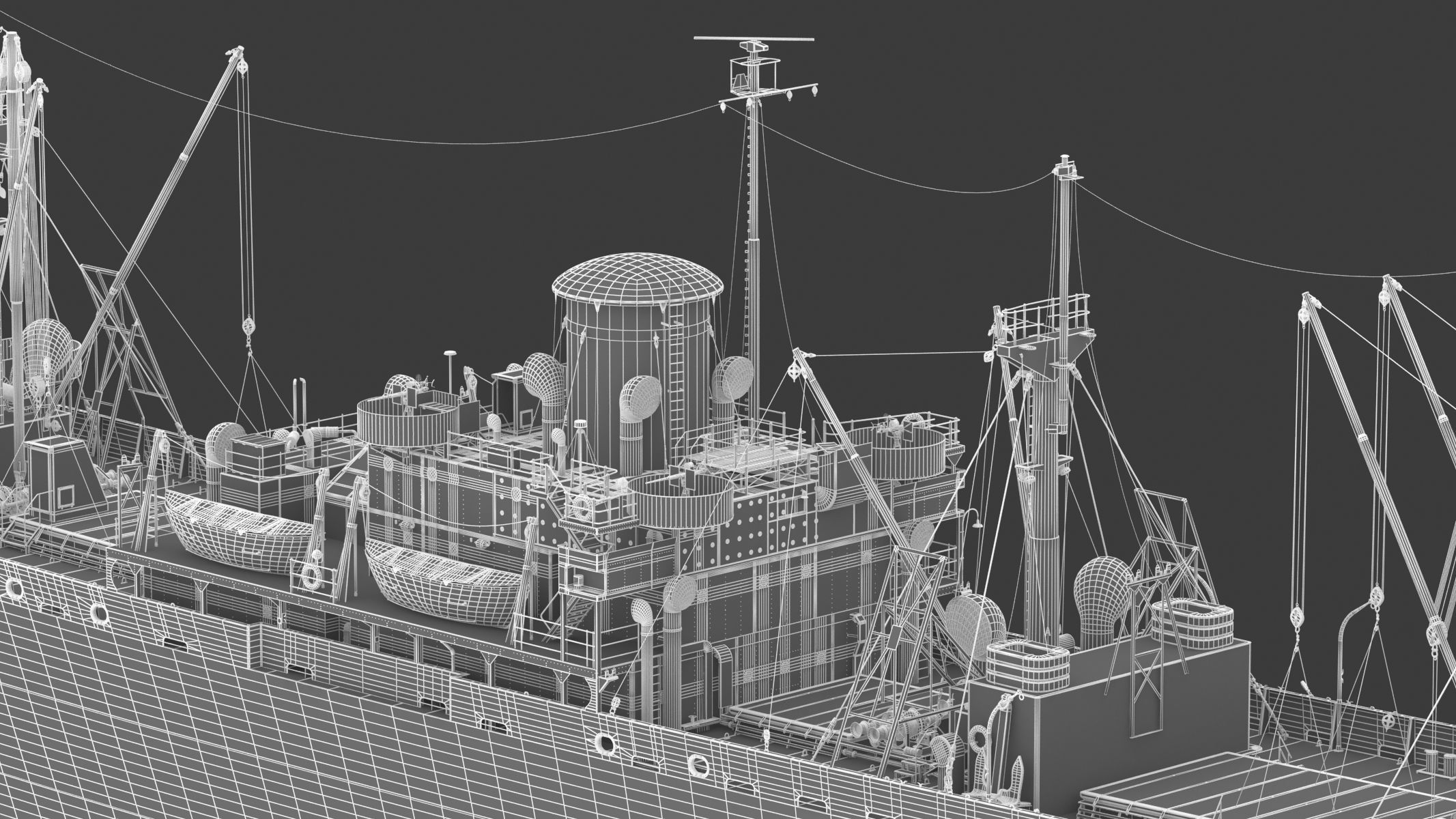 SS John W Brown 3D model_33