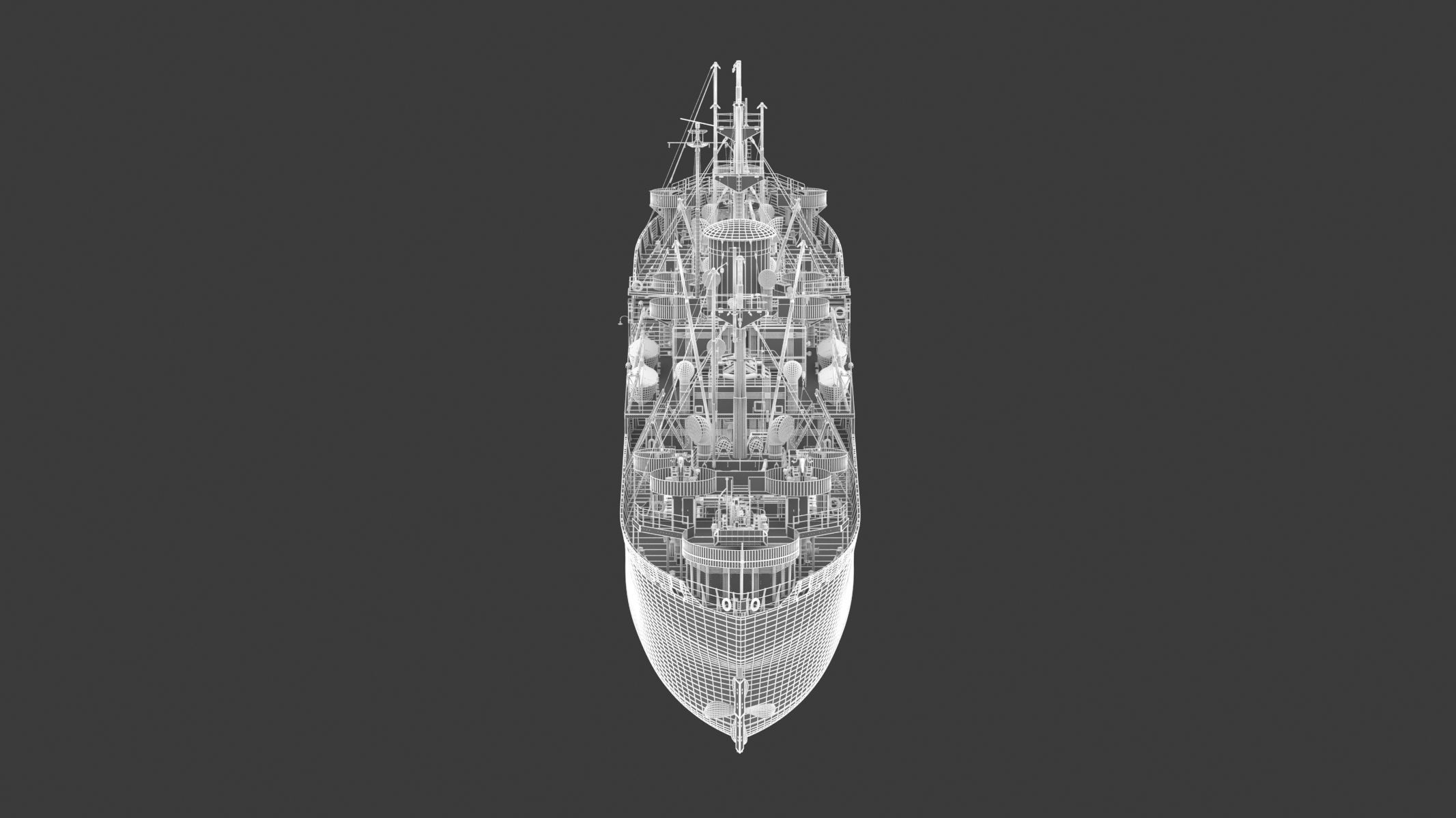 SS John W Brown 3D model_26