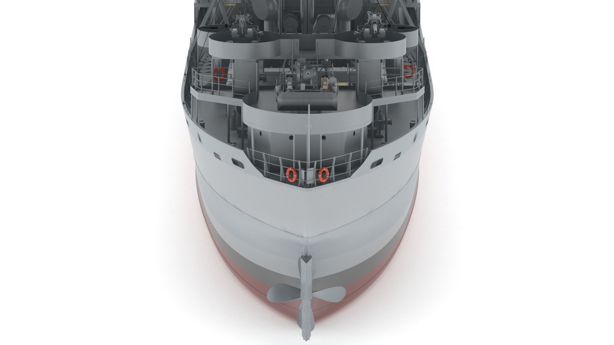 SS John W Brown 3D model_16