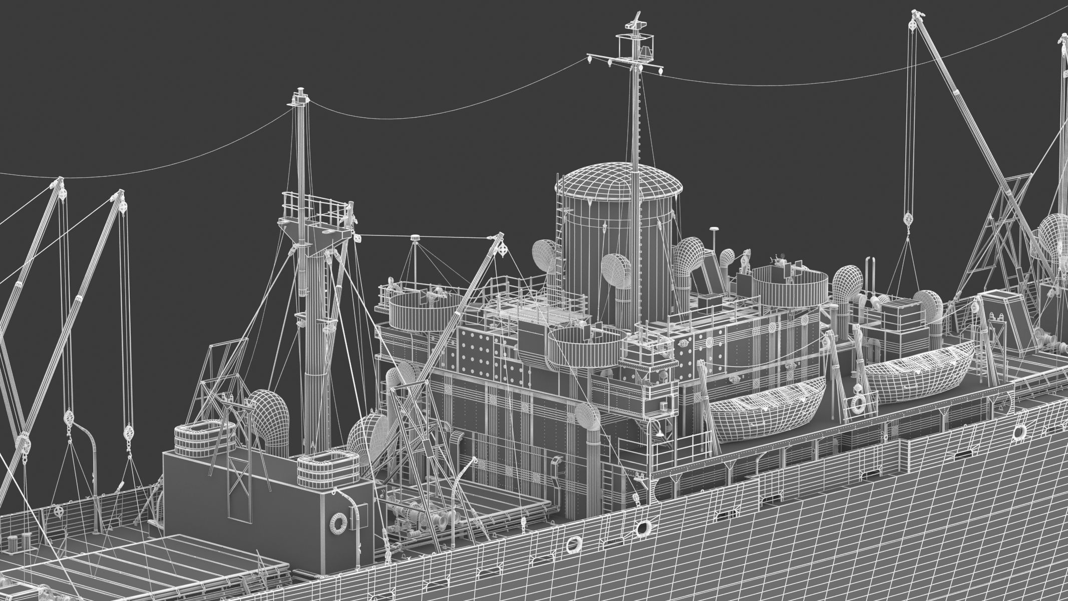 SS John W Brown 3D model_31