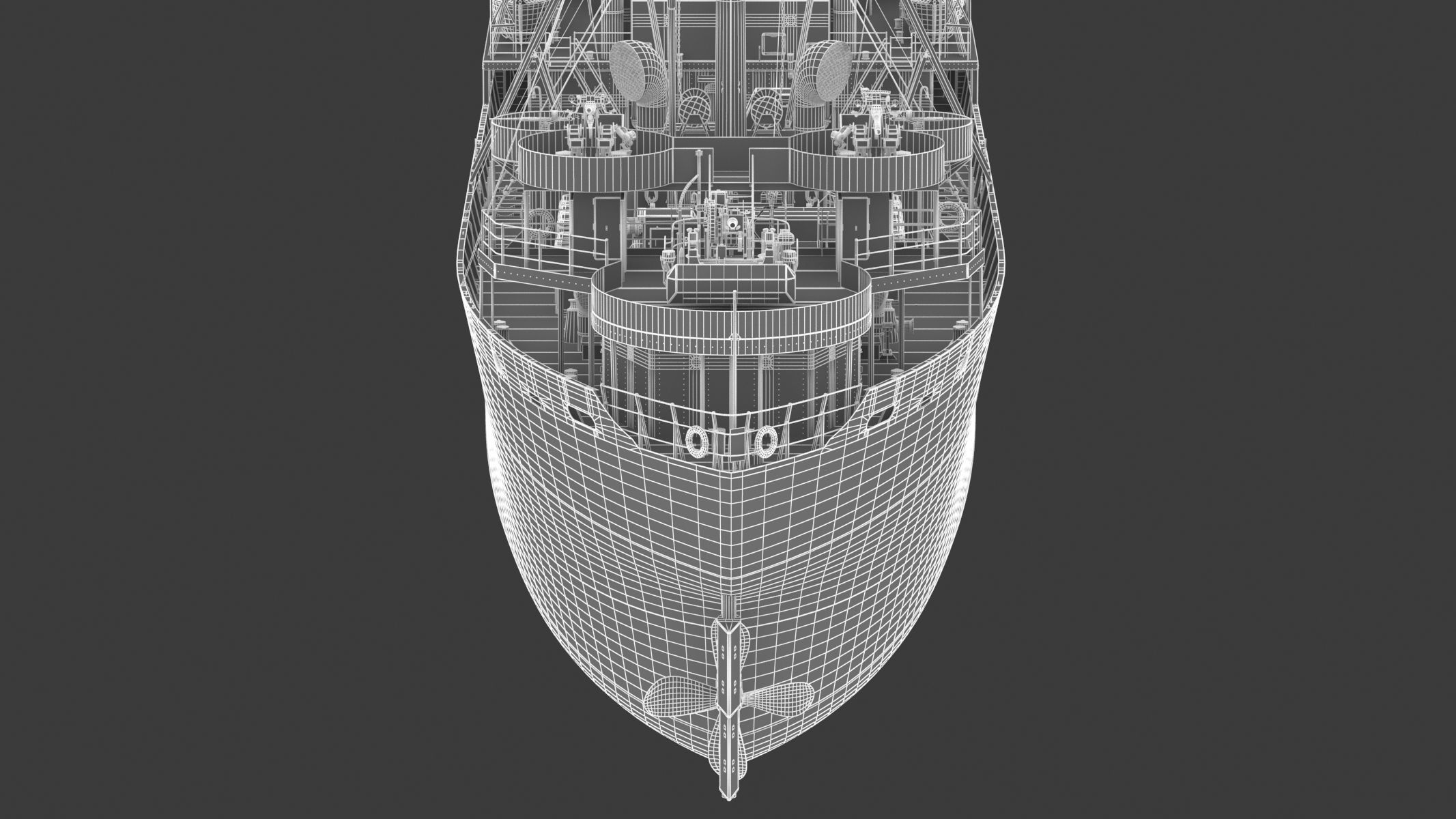 SS John W Brown 3D model_36