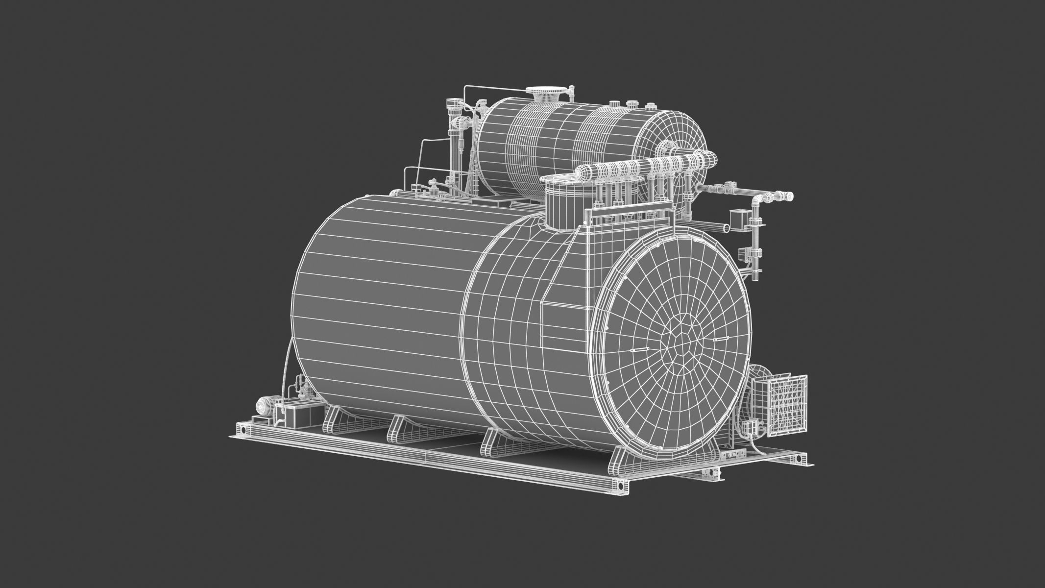 Steam Boiler 3D model_23
