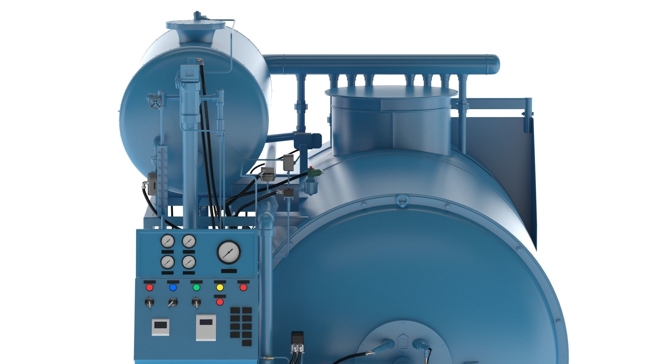 Steam Boiler 3D model_16