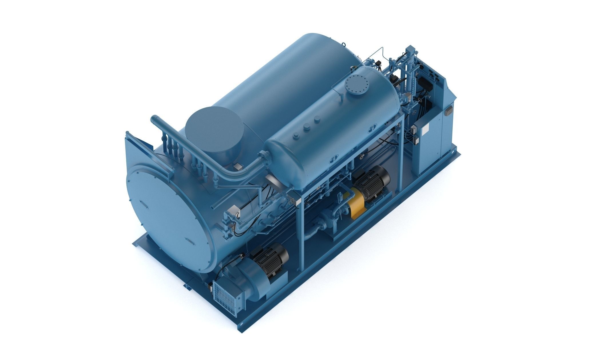 Steam Boiler 3D model_8