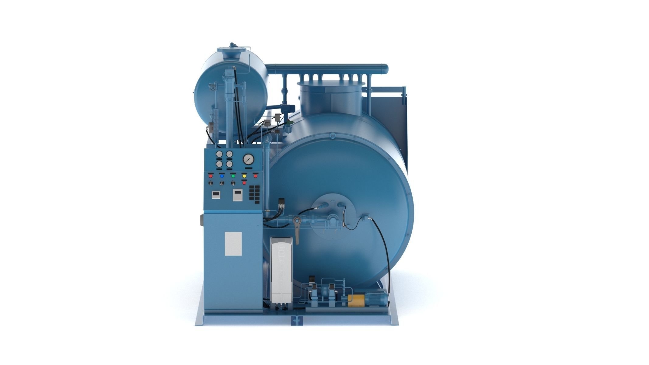Steam Boiler 3D model_6