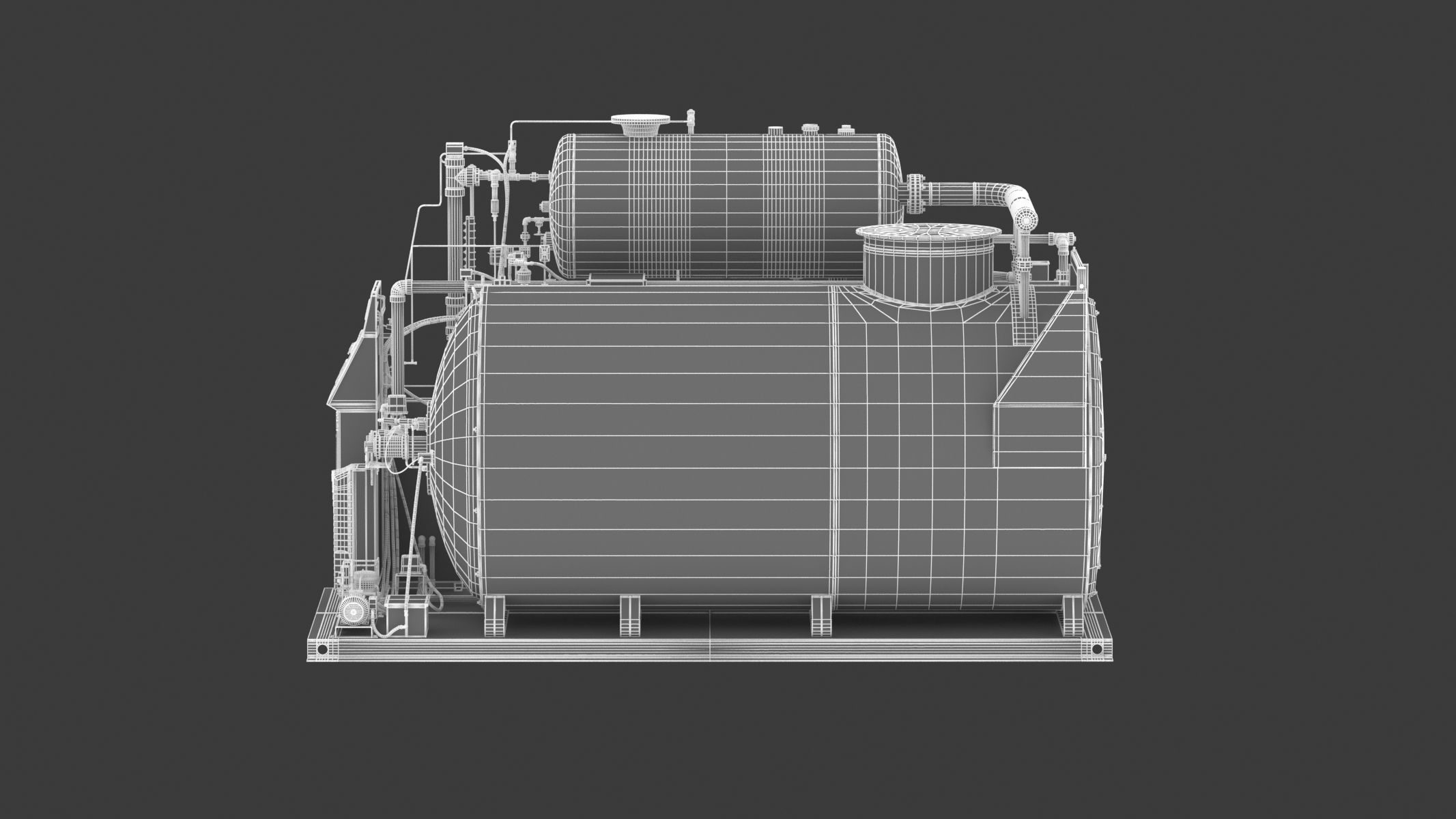 Steam Boiler 3D model_24
