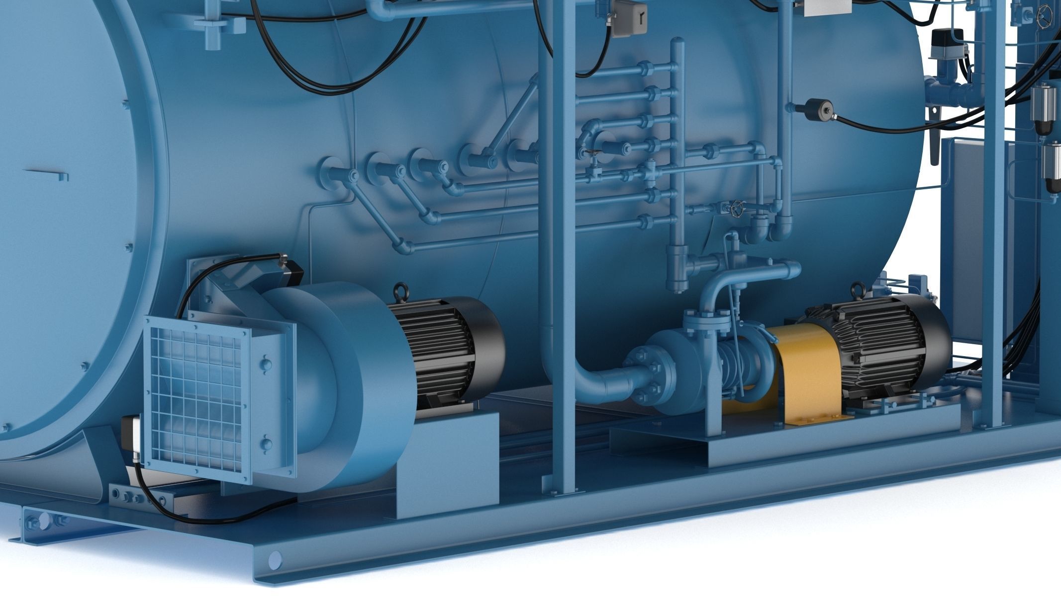 Steam Boiler 3D model_11