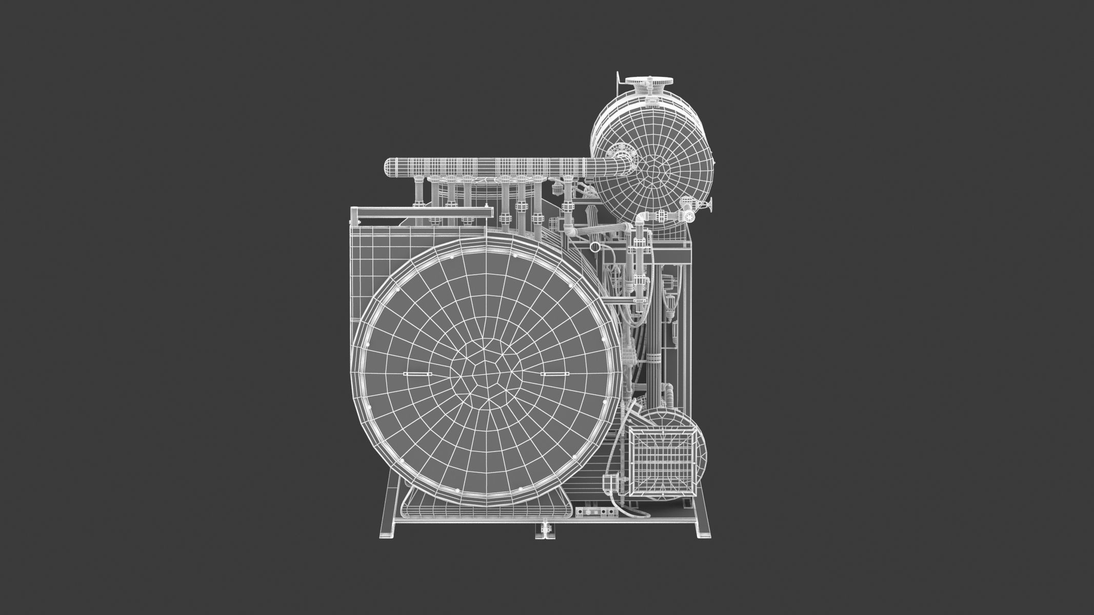 Steam Boiler 3D model_22